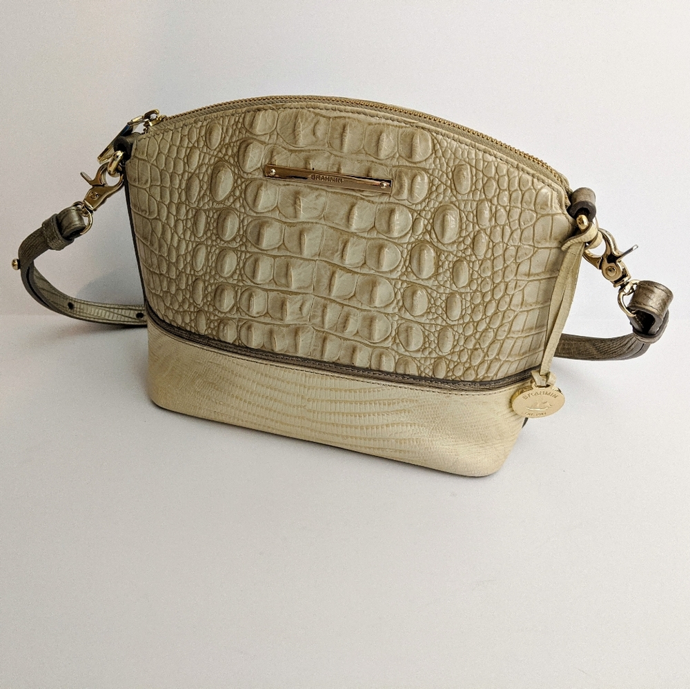 Brahmin Mini Duxbury Crossbody Leather Bag